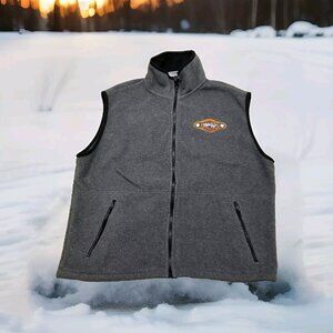 ✅Timberline Colorado Fleece Vest Men's Extra Large Embroidered Miller Park Logo